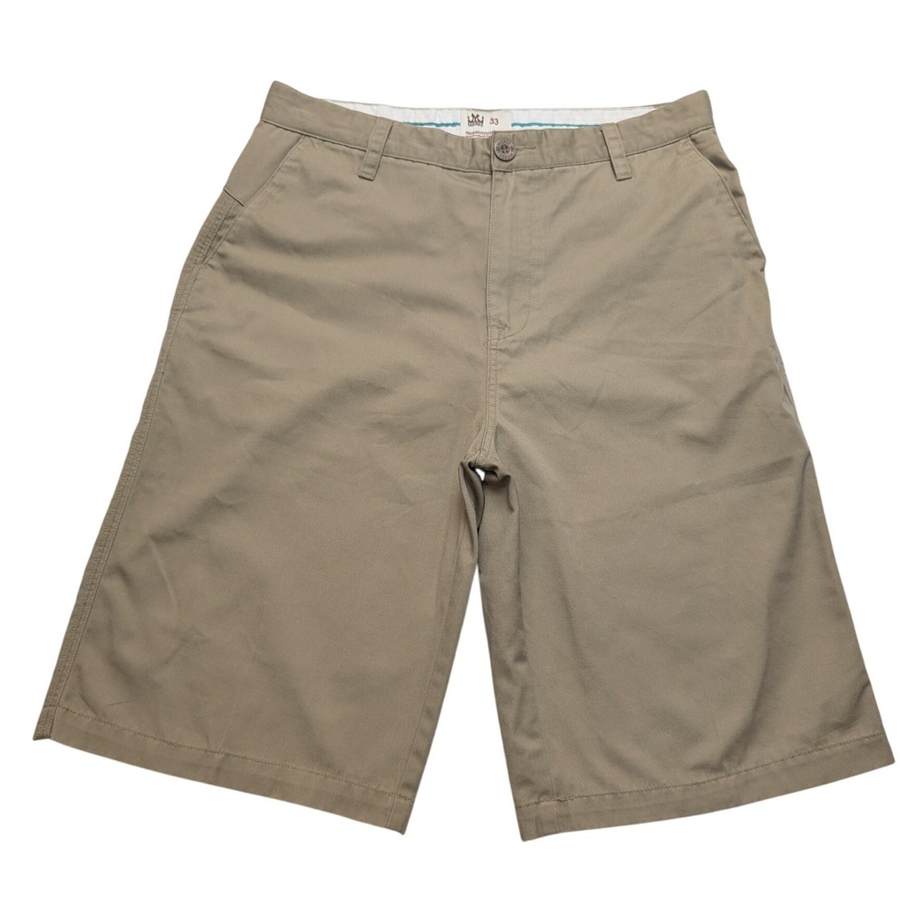 Micros Shorts Mens 33 Khaki Tan Chino Skate Homegrown Los Angeles MZXS-310